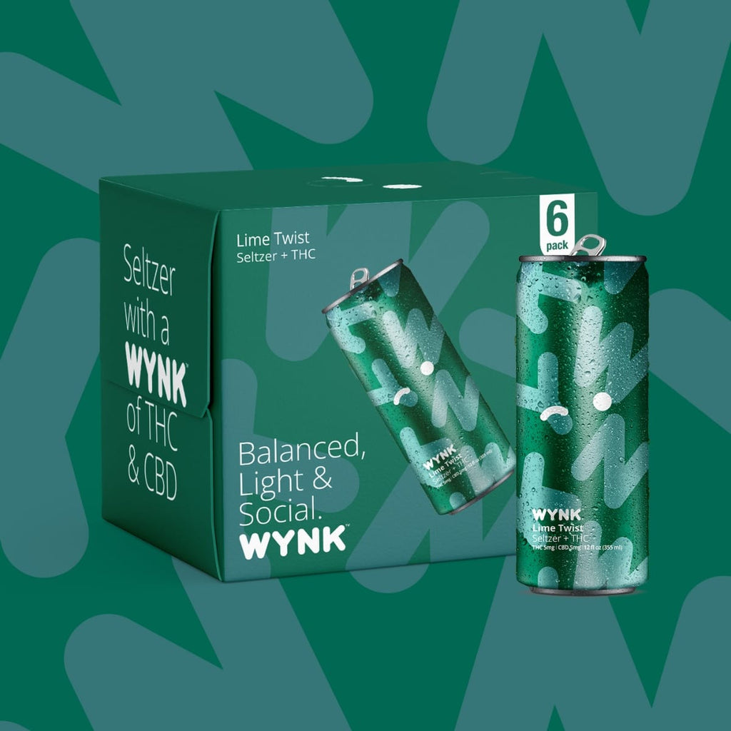 WYNK Lime Twist THC Infused Sparkling Water (5mg)