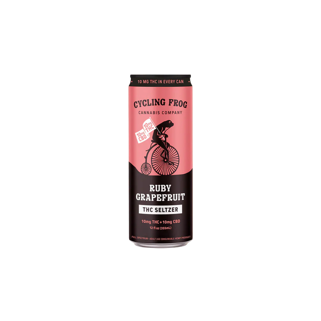 Cycling Frog Ruby Grapefruit THC Infused Sparkling Water (5-10mg)