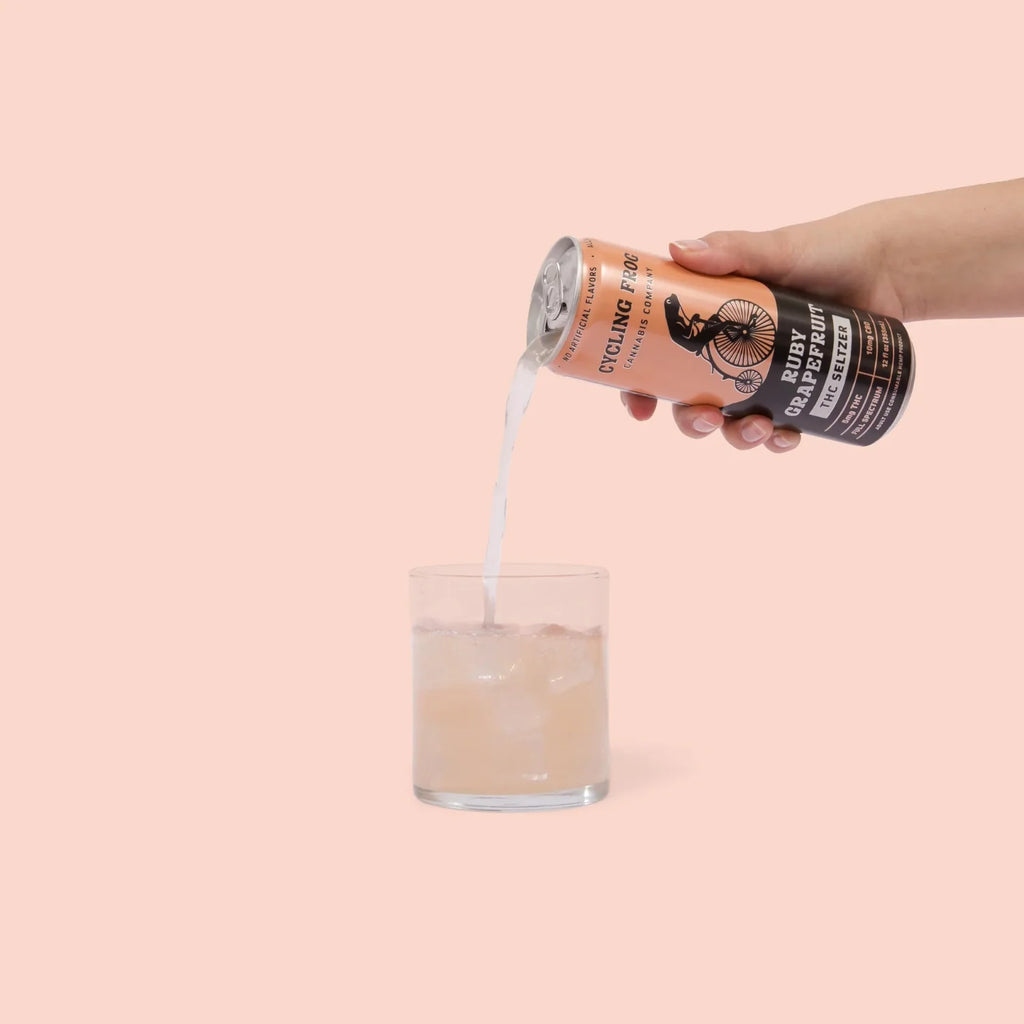 Cycling Frog Ruby Grapefruit THC Infused Sparkling Water (5-10mg)