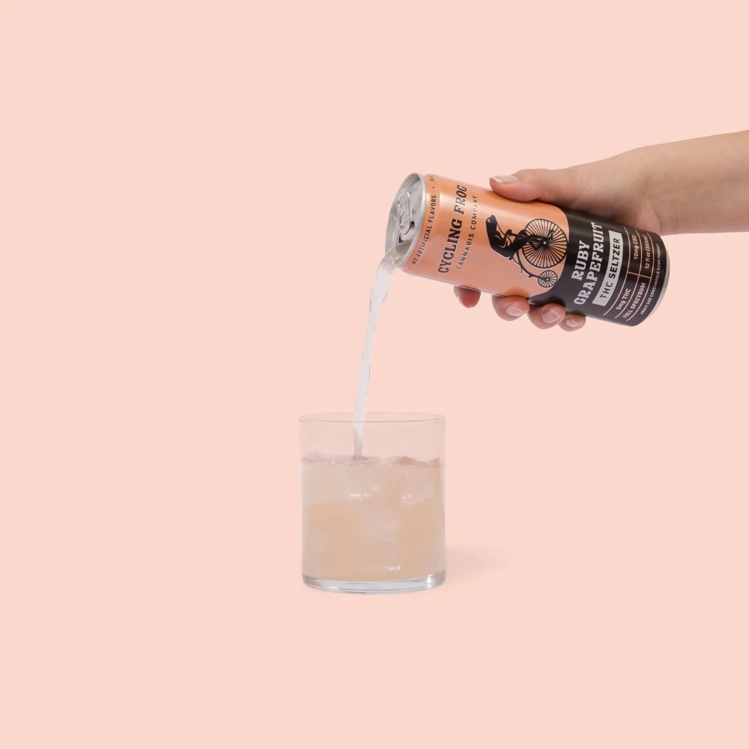 Cycling Frog Ruby Grapefruit THC Infused Sparkling Water (5-10mg)